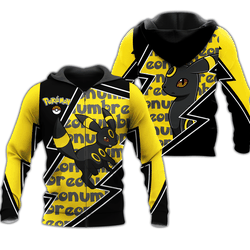 Anime Umbreon Zip Hoodie Costume Shirt Fan Gift Idea Perfect And Unique Gifts For Otaku Anime Fans On Christmas