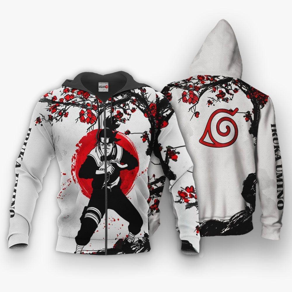 Anime Umino Iruka Hoodie Japan Style Custom Anime Shirts Perfect And Unique Gifts For Otaku Anime Fans On Christmas