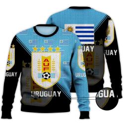 Uruguay National Soccer Team Qatar World Cup 2022 Champions Ugly Sweaters Perfect And Unique Gifts For Adults Kids On Christmas