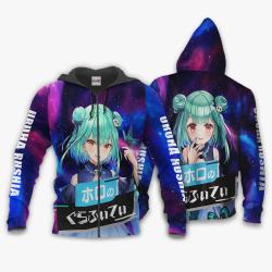 Anime Uruha Rushia Hoodie Holo Graffiti Custom Anime Galaxy Style Perfect And Unique Gifts For Otaku Anime Fans On Christmas