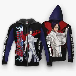 Anime Uryu Ishida Shirts Merch Custom BL Anime Jacket Perfect And Unique Gifts For Otaku Anime Fans On Christmas