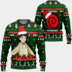 Himawari Uzumaki Ugly Christmas Sweater Custom BRT Anime Xmas Gifts Perfect And Unique Gifts For Adults Kids On Christmas