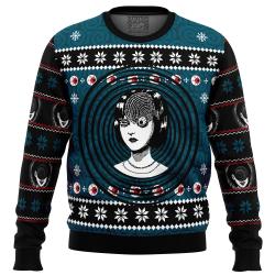 Uzumaki Junji Ito Ugly Christmas Sweater Perfect And Unique Gifts For Adults Kids On Christmas