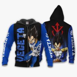 Anime Vegeta Hoodie Custom Anime Dragon Ball Perfect And Unique Gifts For Otaku Anime Fans On Christmas