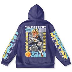 Anime Vegeta V2 Dragon Ball Streetwear Hoodie Perfect And Unique Gifts For Otaku Anime Fans On Christmas