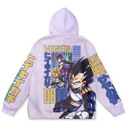 Anime Vegeta V3 Dragon Ball Streetwear Hoodie Perfect And Unique Gifts For Otaku Anime Fans On Christmas