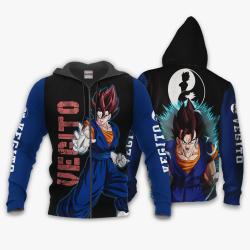 Anime Vegito Hoodie Shirt Anime Zip Jacket Perfect And Unique Gifts For Otaku Anime Fans On Christmas