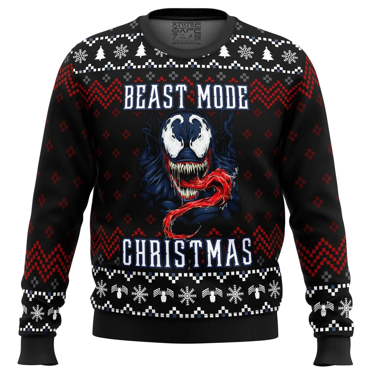 Venom Beast Mode Christmas Ugly Christmas Sweater Perfect And Unique Gifts For Adults Kids On Christmas