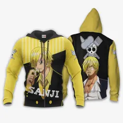 Anime Vinsmoke Sanji Hoodie Anime Shirts Perfect And Unique Gifts For Otaku Anime Fans On Christmas
