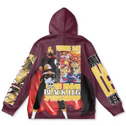 Anime Vinsmoke Sanji V2 One Piece Streetwear Hoodie Perfect And Unique Gifts For Otaku Anime Fans On Christmas