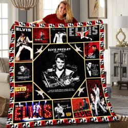We Are Never Too Old For Elvis Presle Fleece Sherpa Blanket Fan Perfect Gifts For Family On Christmas