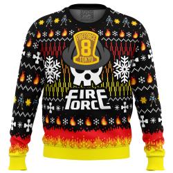 We Didn't Start the Fire this Christmas Fire Force Ugly Christmas Sweater Perfect And Unique Gifts For Adults Kids On Christmas