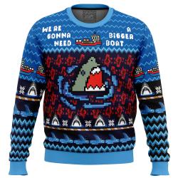We're Gonna Need A Bigger Boat Jaws Ugly Christmas Sweater Perfect And Unique Gifts For Adults Kids On Christmas