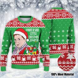 What A Sad Little Christmas Jumper Ugly Sweater Perfect And Unique Gifts For Adults Kids On Christmas