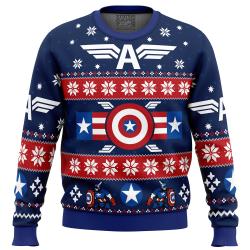 Winter Soldier Captain America Marvel Ugly Christmas Sweater Perfect And Unique Gifts For Adults Kids On Christmas