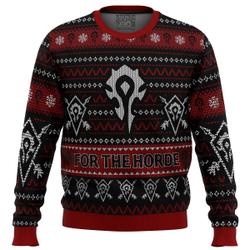 World Of Warcraft For The Horde Ugly Christmas Sweater Perfect And Unique Gifts For Adults Kids On Christmas