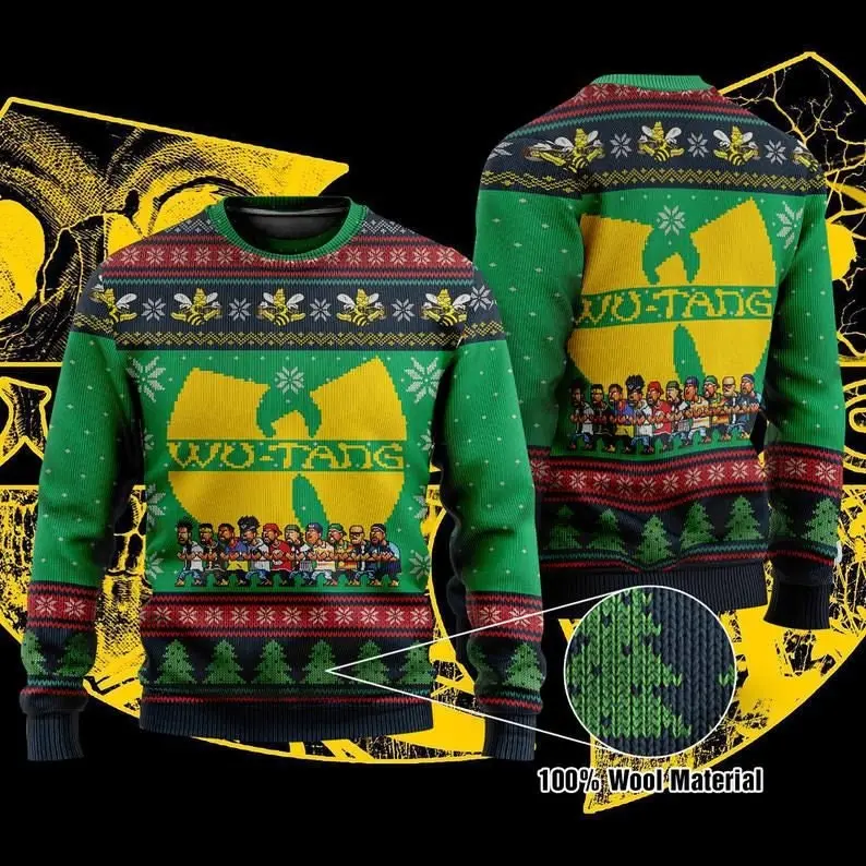 Wu-Tang Clan Christmas Sweatshirt Xmas Sweater Perfect And Unique Gifts For Adults Kids On Christmas