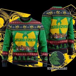 Wu-Tang Clan Christmas Sweatshirt Xmas Sweater Perfect And Unique Gifts For Adults Kids On Christmas