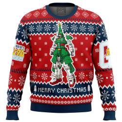 Xmas Tree Gundam Ugly Christmas Sweater Perfect And Unique Gifts For Adults Kids On Christmas