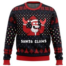 Xmas Ugly sweater Santa Claws Zoidberg Futurama Ugly Christmas Sweater Perfect And Unique Gifts For Adults Kids On Christmas
