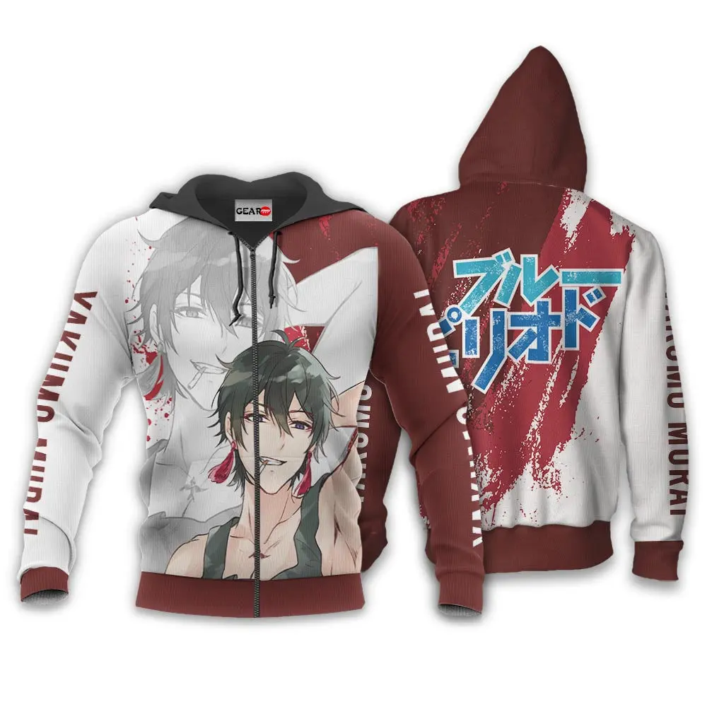 Anime Yakumo Murai Hoodie Custom Anime Blue Period Perfect And Unique Gifts For Otaku Anime Fans On Christmas