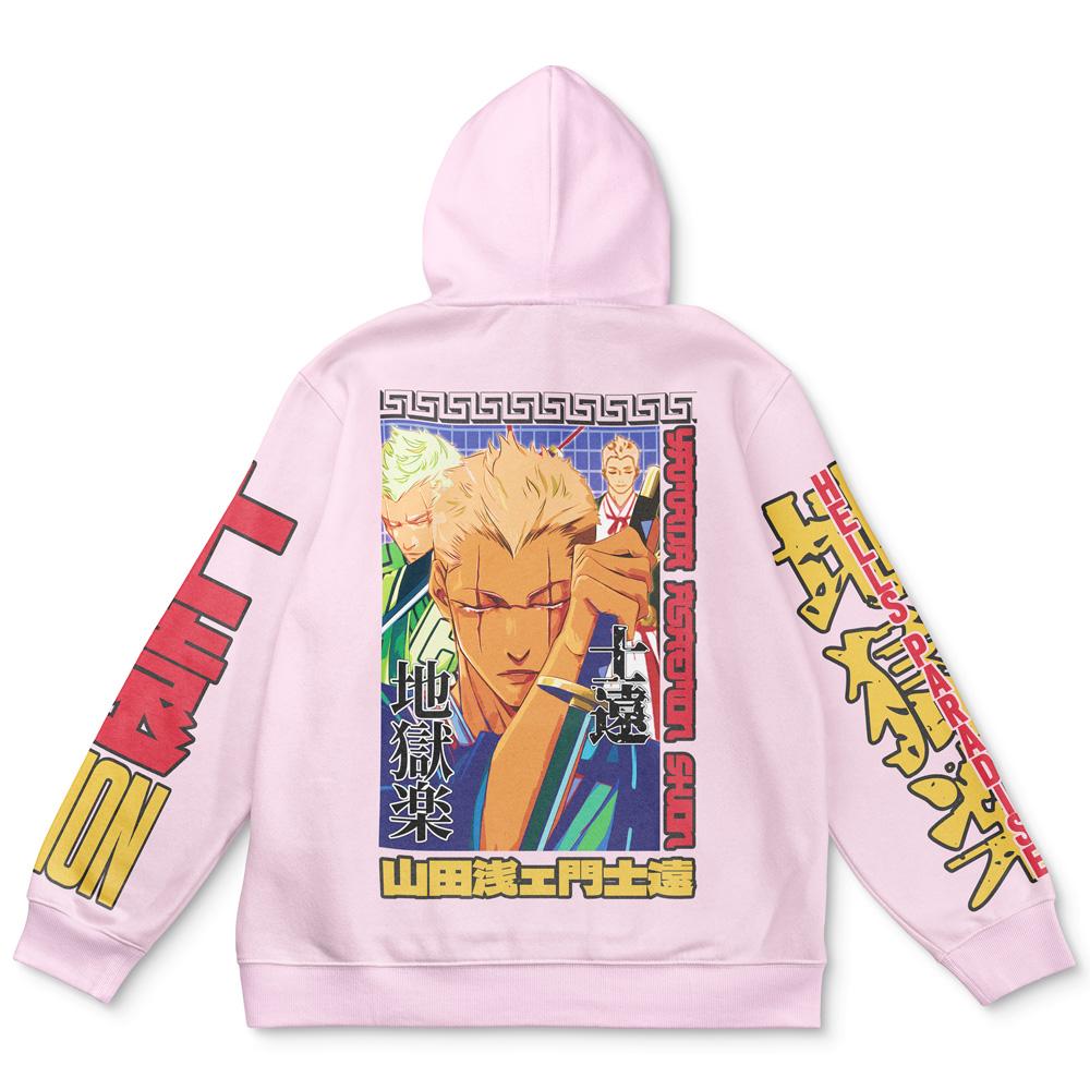 Anime Yamada Asaemon Shion Hell's Paradise Streetwear Hoodie Perfect And Unique Gifts For Otaku Anime Fans On Christmas