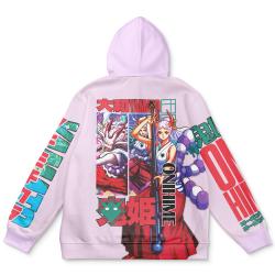 Anime Yamato V2 One Piece Streetwear Hoodie Perfect And Unique Gifts For Otaku Anime Fans On Christmas