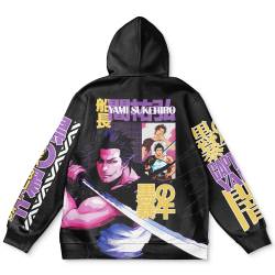 Anime Yami Sukehiro V3 Black Clover Streetwear Hoodie Perfect And Unique Gifts For Otaku Anime Fans On Christmas
