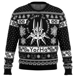 Yorha Nier Automata Ugly Christmas Sweater Perfect And Unique Gifts For Adults Kids On Christmas