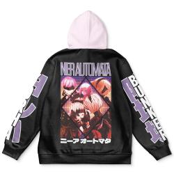 Anime Yorha Units Nier Automata Streetwear Hoodie Perfect And Unique Gifts For Otaku Anime Fans On Christmas