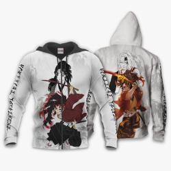 Anime Yoriichi Tsugikuni Hoodie Kimetsu Custom Anime Perfect And Unique Gifts For Otaku Anime Fans On Christmas