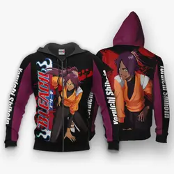 Anime Yoruichi Shihoin Shirts Merch Custom BL Anime Jacket Perfect And Unique Gifts For Otaku Anime Fans On Christmas