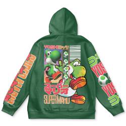 Anime Yoshi Super Mario Streetwear Hoodie Perfect And Unique Gifts For Otaku Anime Fans On Christmas