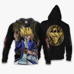 Anime Katsuya Jounouchi Hoodie Custom Yu-Gi-Oh Anime Perfect And Unique Gifts For Otaku Anime Fans On Christmas