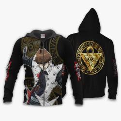 Anime Seto Kaiba Hoodie Custom Yu-Gi-Oh Anime Perfect And Unique Gifts For Otaku Anime Fans On Christmas