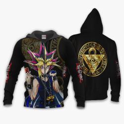 Anime Yami Yuugi Hoodie Custom Yu-Gi-Oh Anime Perfect And Unique Gifts For Otaku Anime Fans On Christmas