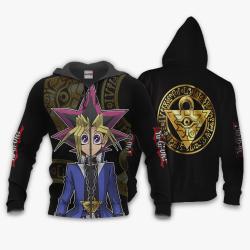Anime Yuugi Mutou Hoodie Custom Yu-Gi-Oh Anime Perfect And Unique Gifts For Otaku Anime Fans On Christmas