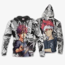 Anime Yukihira Souma Hoodie Costume Anime Food Perfect And Unique Gifts For Otaku Anime Fans On Christmas