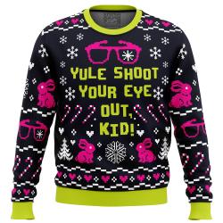 Yule Shoot Your Eye Out A Christmas Story Ugly Christmas Sweater Perfect And Unique Gifts For Adults Kids On Christmas