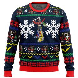 Yuletron Voltron Ugly Christmas Sweater Perfect And Unique Gifts For Adults Kids On Christmas