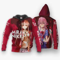 Anime Yuno Gasai Future Diary Mirai Nikki Hoodie Perfect And Unique Gifts For Otaku Anime Fans On Christmas