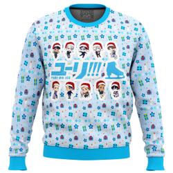 Yuri on Ice Cute Chibi Ugly Christmas Sweater Perfect And Unique Gifts For Adults Kids On Christmas