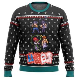 YUYU HAKUSHO Ghost Fighter Sprite Ugly Christmas Sweater Perfect And Unique Gifts For Adults Kids On Christmas