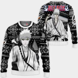 Zangetsu Ugly Christmas Sweater Custom BL Anime Xmas Gifts Perfect And Unique Gifts For Adults Kids On Christmas