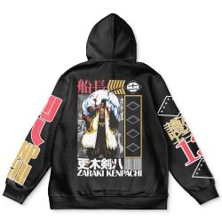 Anime Zaraki Kenpachi TYBWA V2 Bleach Streetwear Hoodie Perfect And Unique Gifts For Otaku Anime Fans On Christmas
