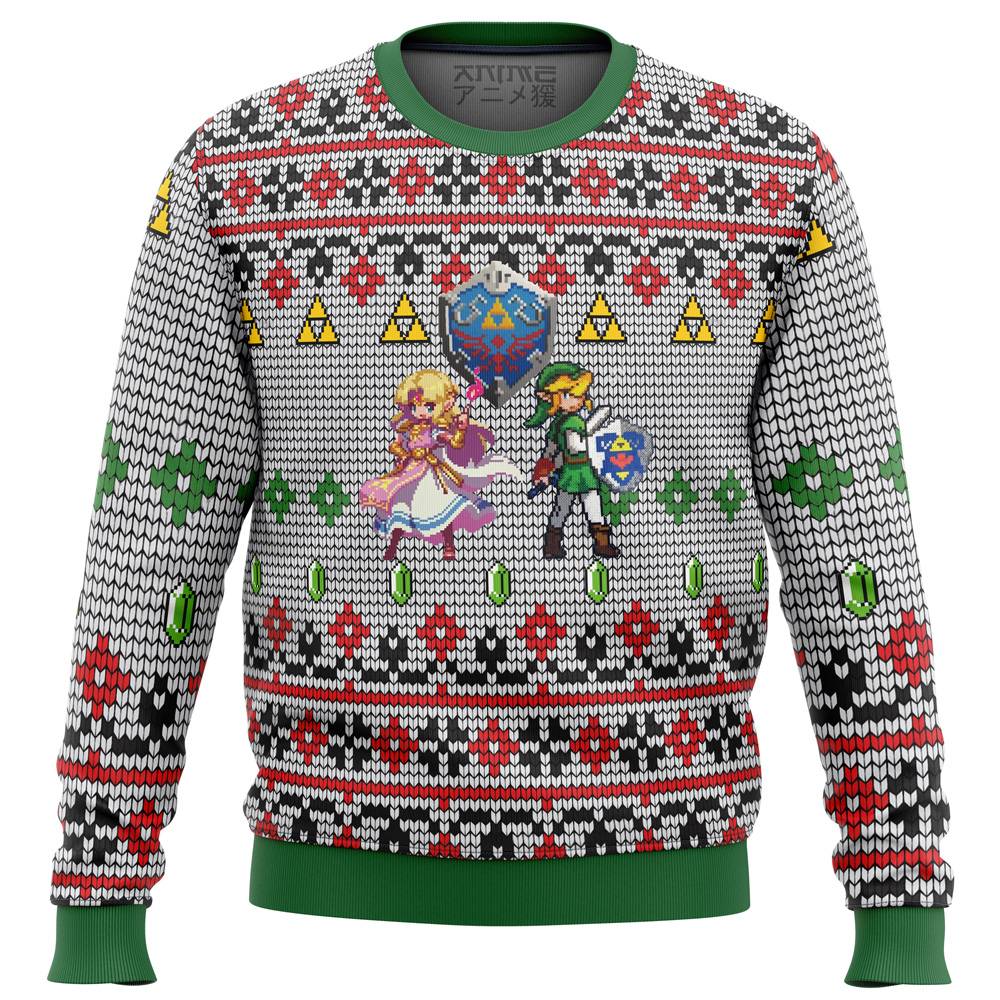 Zelda and Link Ugly Christmas Sweater Perfect And Unique Gifts For Adults Kids On Christmas