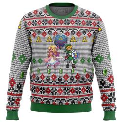 Zelda and Link Ugly Christmas Sweater Perfect And Unique Gifts For Adults Kids On Christmas