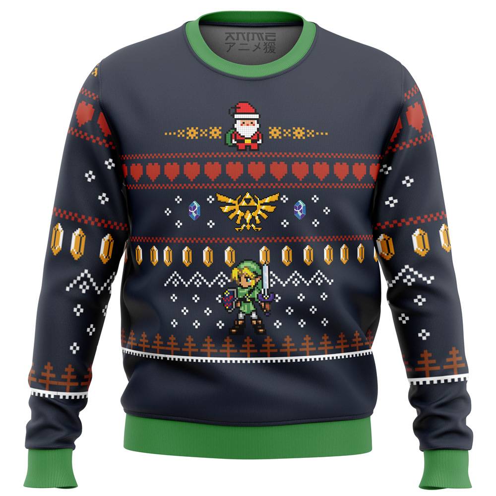 Zelda Santa Link Ugly Christmas Sweater Perfect And Unique Gifts For Adults Kids On Christmas
