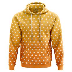 Anime Zenitsu Agatsuma Demon Slayer Hoodie Perfect And Unique Gifts For Otaku Anime Fans On Christmas