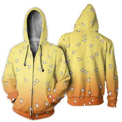 Anime Zenitsu Shirt Costume Anime Hoodie Sweater Perfect And Unique Gifts For Otaku Anime Fans On Christmas